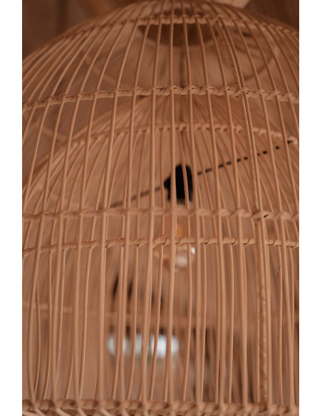 Abat-jour suspension en rotin naturel 82 cm The Matcha Whisk