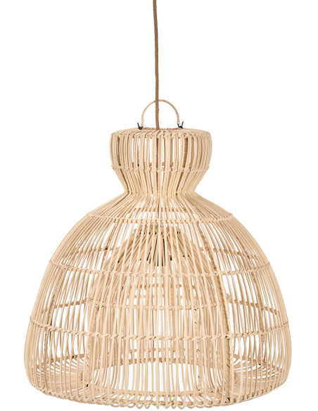 Abat-jour suspension en rotin naturel 57 cm The Matcha Whisk
