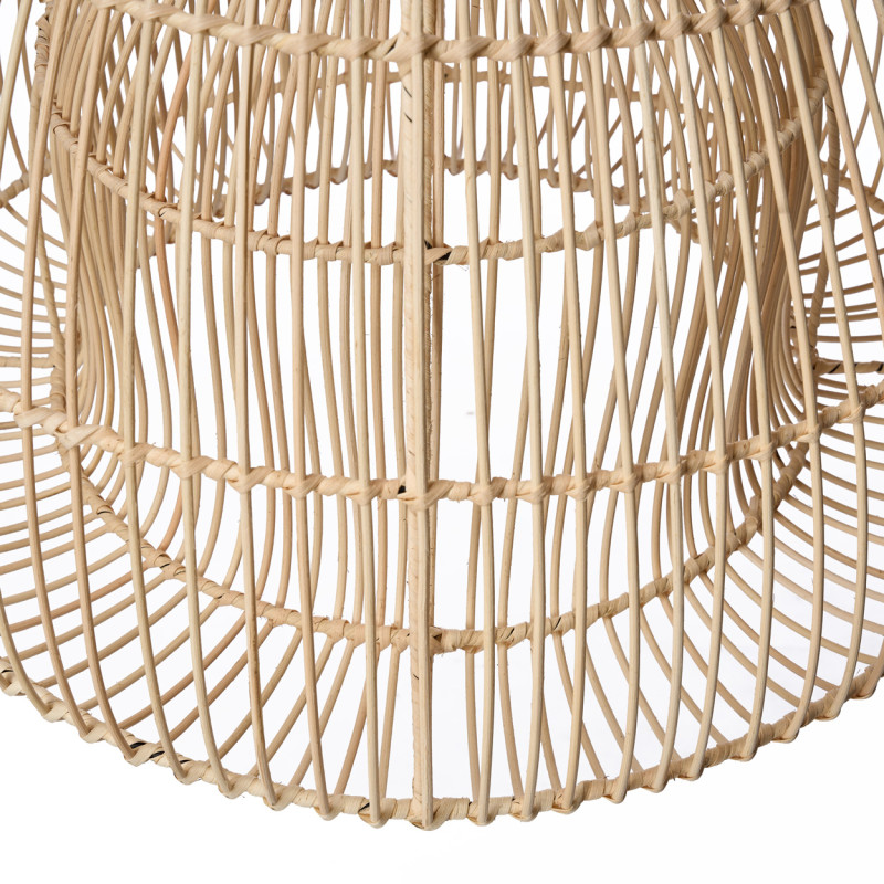Abat-jour suspension en rotin naturel...