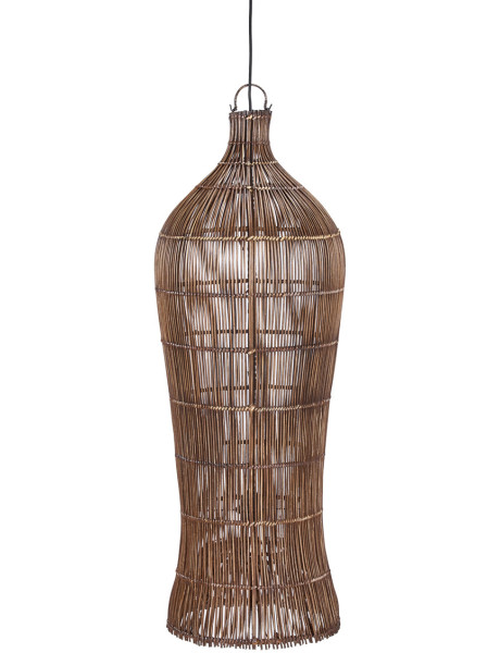 Abat-jour suspension en bambou noyer foncé 82 cm The...