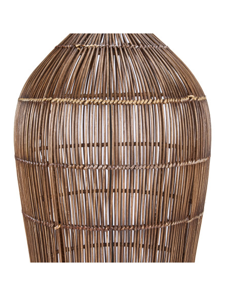 Abat-jour suspension en bambou noyer foncé 82 cm The Oasis Tower