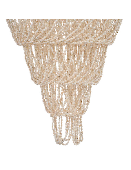 Lustre suspension en coquillages naturels 80 cm The Ocean Tower