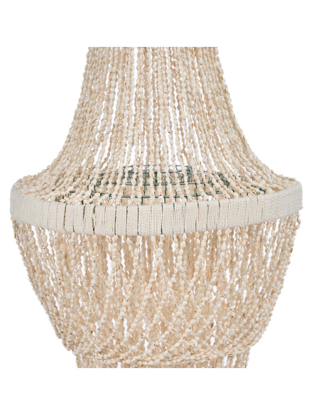Lustre suspension en coquillages naturels 80 cm The Ocean Tower