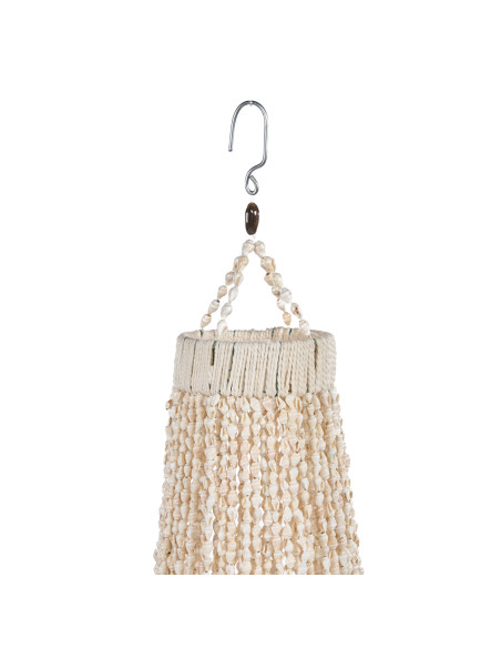Lustre suspension en coquillages naturels 80 cm The Ocean Tower
