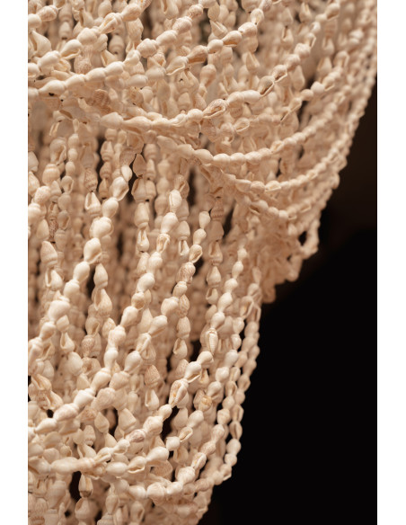 Lustre suspension en coquillages naturels 80 cm The Ocean Tower
