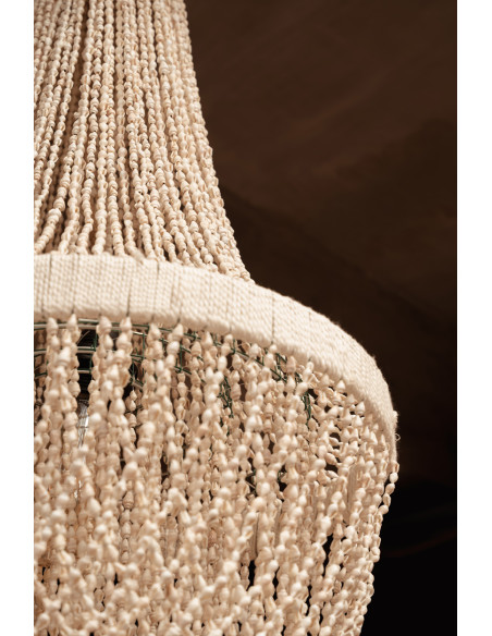 Lustre suspension en coquillages naturels 80 cm The Ocean Tower
