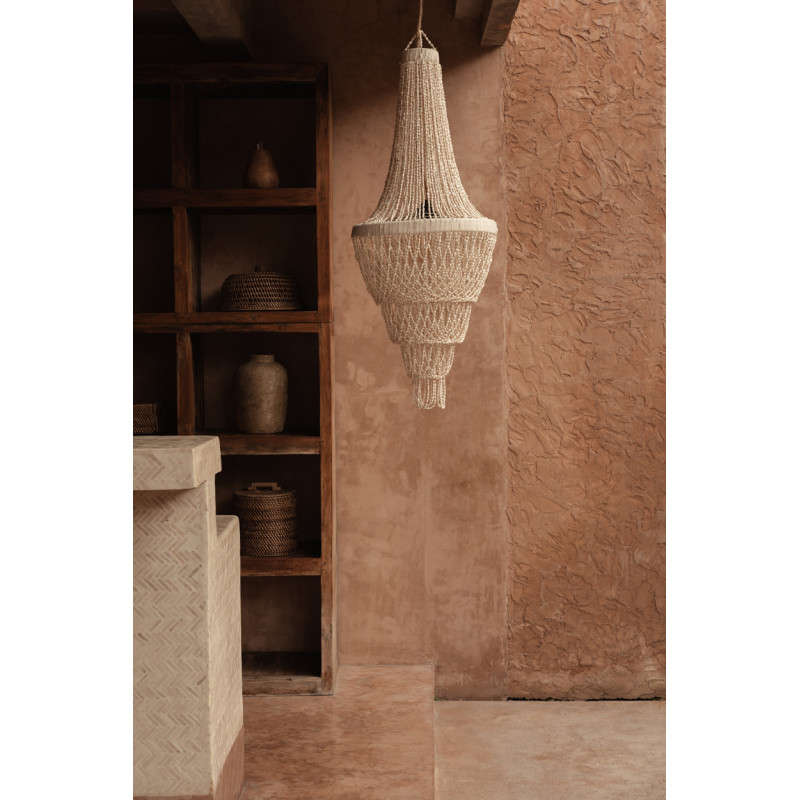 Lustre suspension en coquillages...