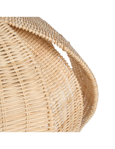 Abat-jour suspension fleur en rotin naturel 54 cm The Flower