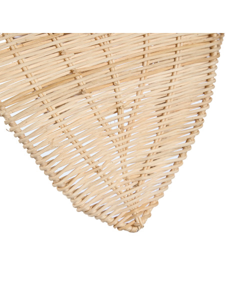 Abat-jour suspension fleur en rotin naturel 54 cm The Flower