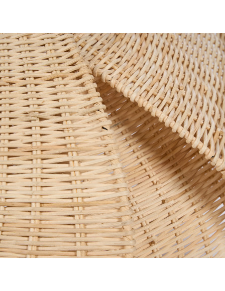 Abat-jour suspension fleur en rotin naturel 54 cm The Flower
