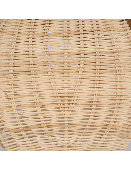 Abat-jour suspension fleur en rotin naturel 54 cm The Flower