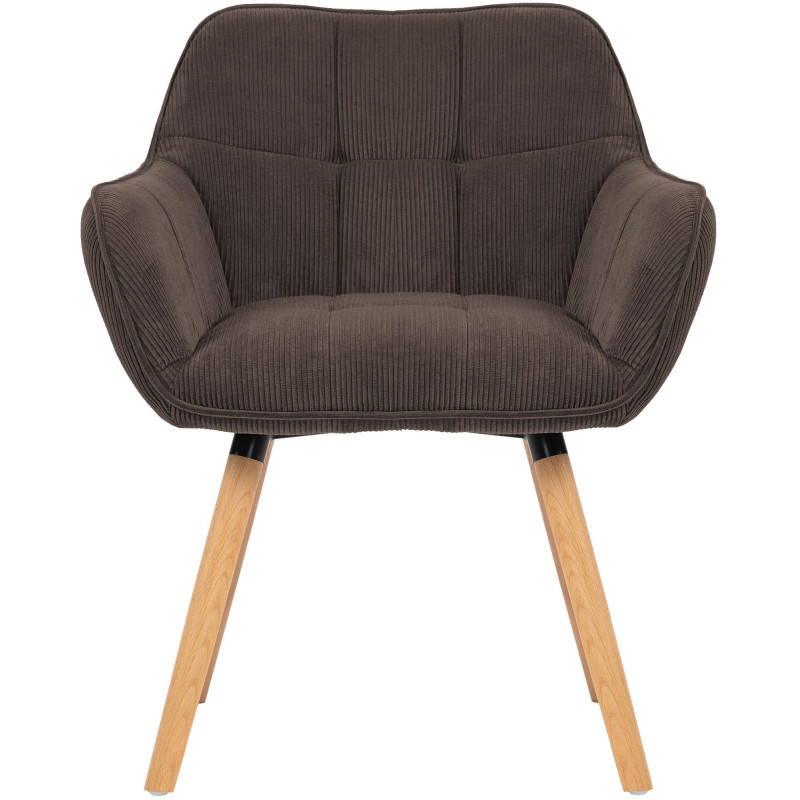 Chaise de salle à manger velours...