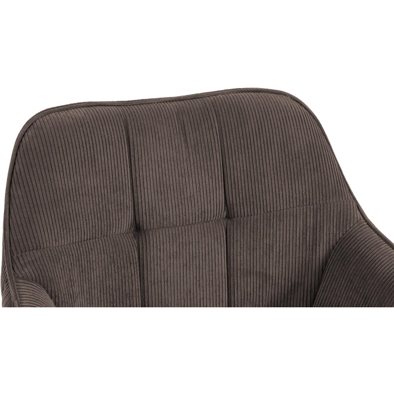 Chaise de salle à manger velours...