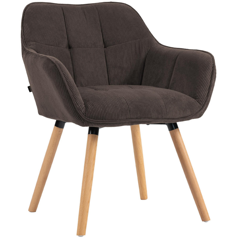 Chaise de salle à manger velours...