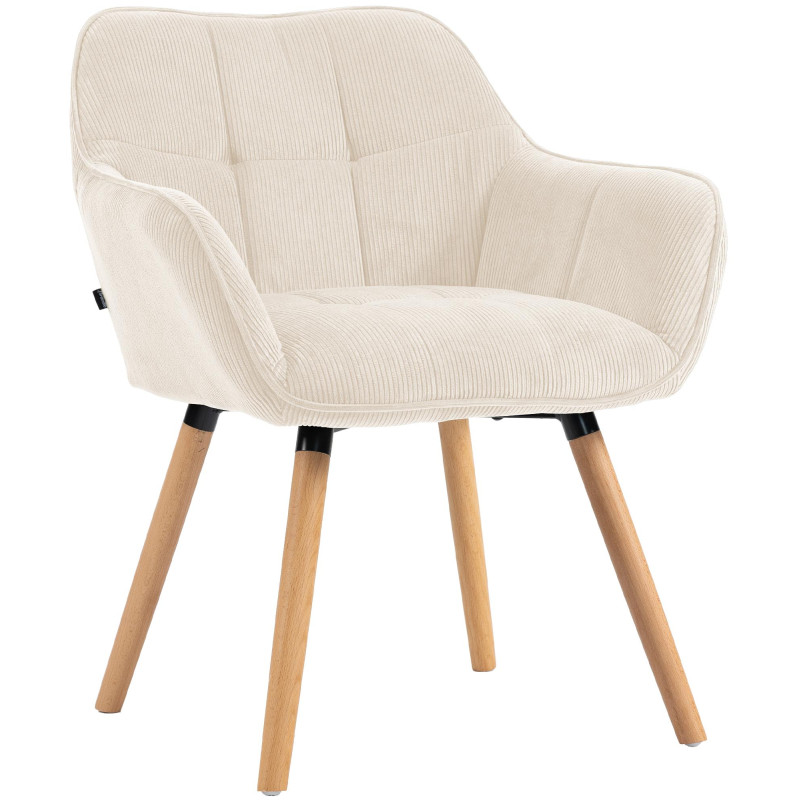 Chaise de salle à manger velours...