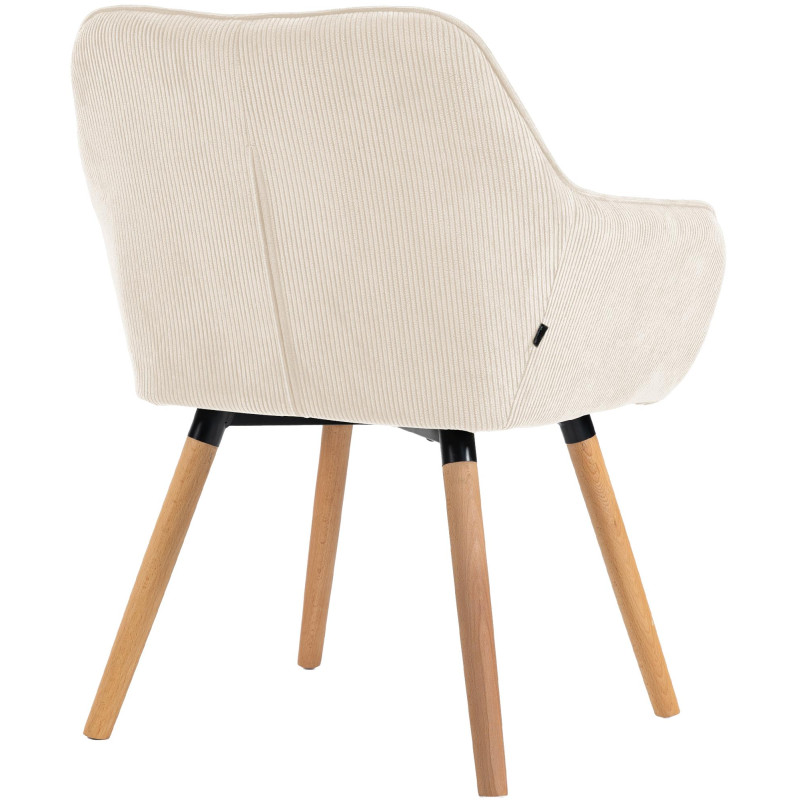 Chaise de salle à manger velours...