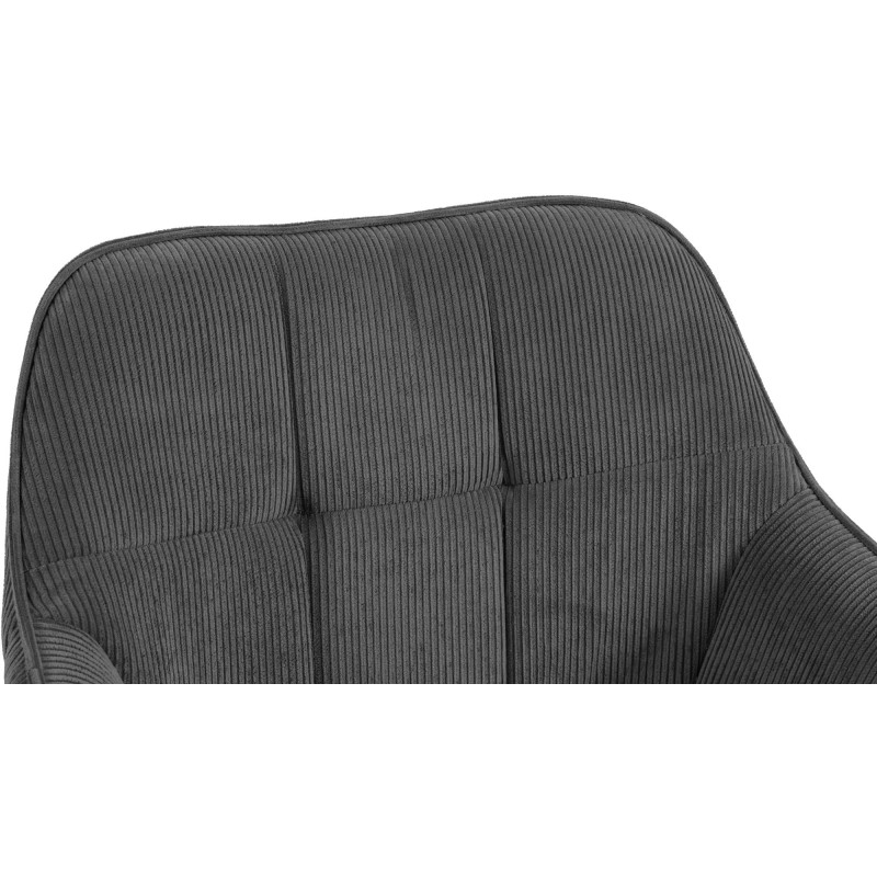 Chaise de salle à manger velours...