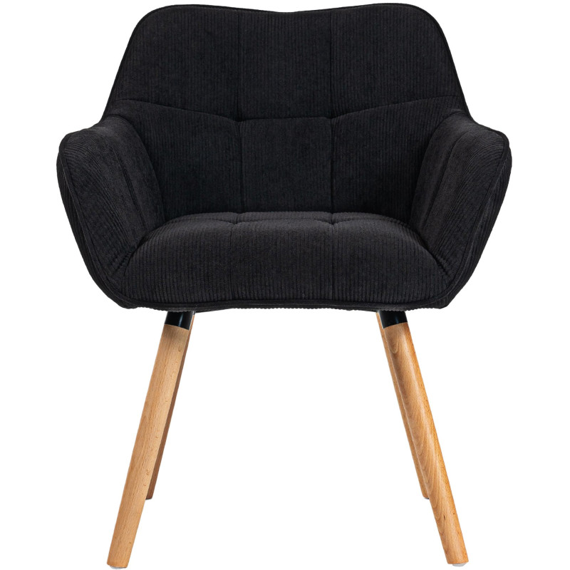 Chaise de salle à manger velours...