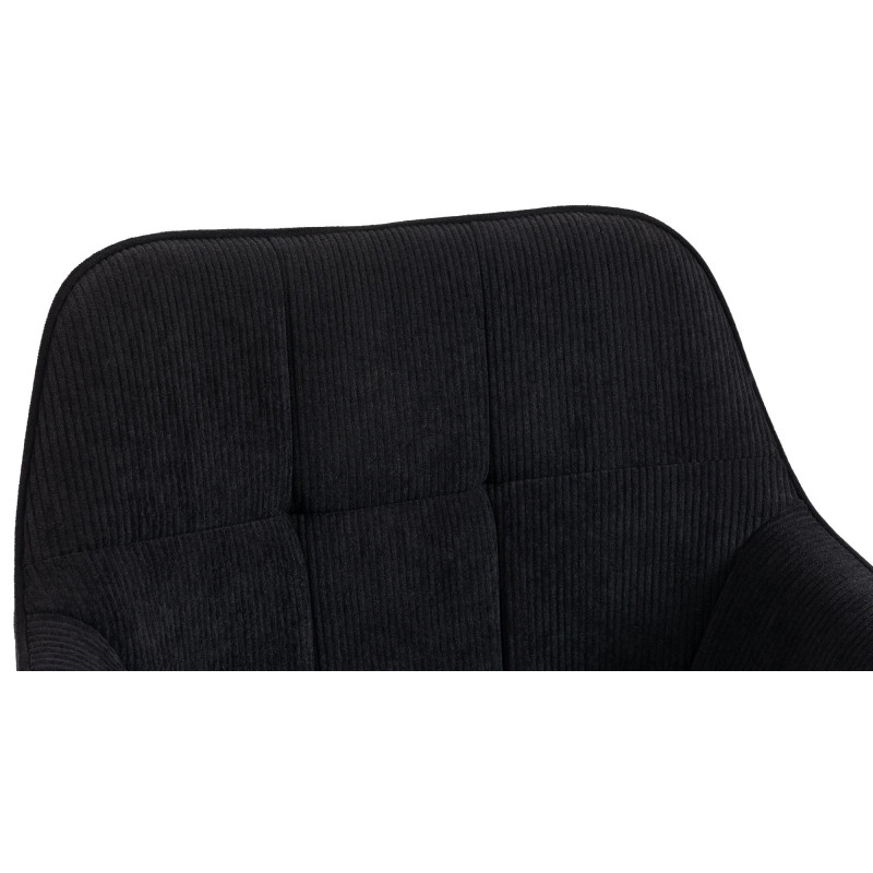 Chaise de salle à manger velours...