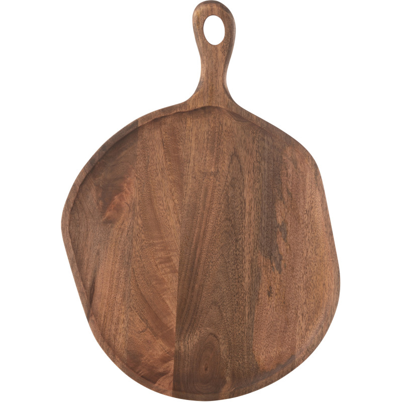 Plateau de service marron en bois de...
