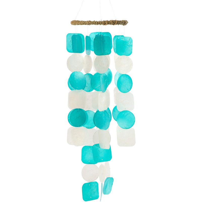 Carillon décoratif turquoise en...
