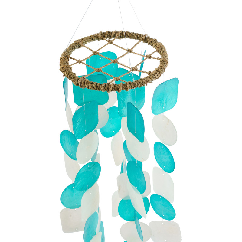 Carillon décoratif turquoise en...