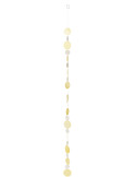 Guirlande murale jaune en coquillages 5,5 x 118 cm Lisa
