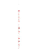 Guirlande murale rose en coquillages 5,5 x 118 cm Lisa