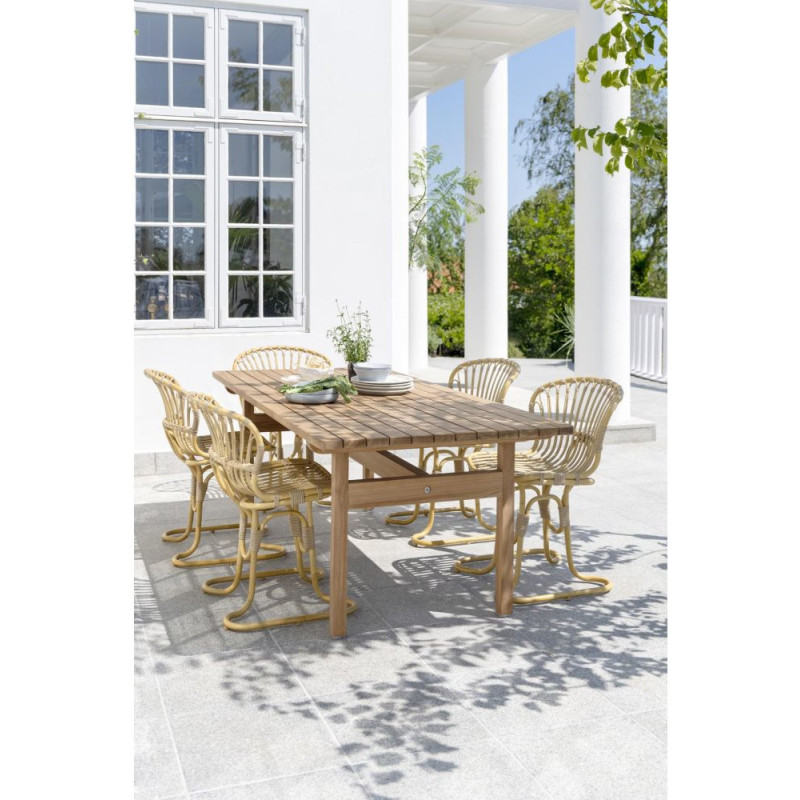 Chaise de jardin design naturel...
