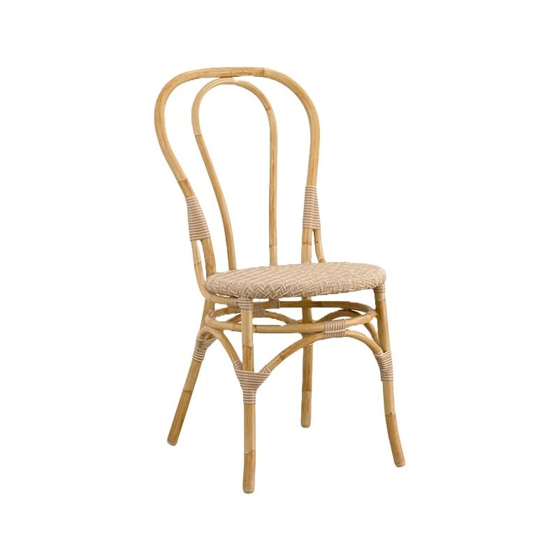 Chaise de jardin bistrot naturel...