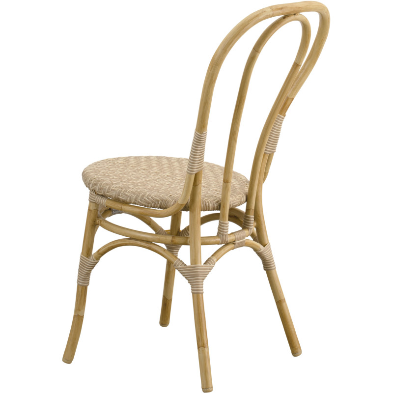Chaise de jardin bistrot naturel...