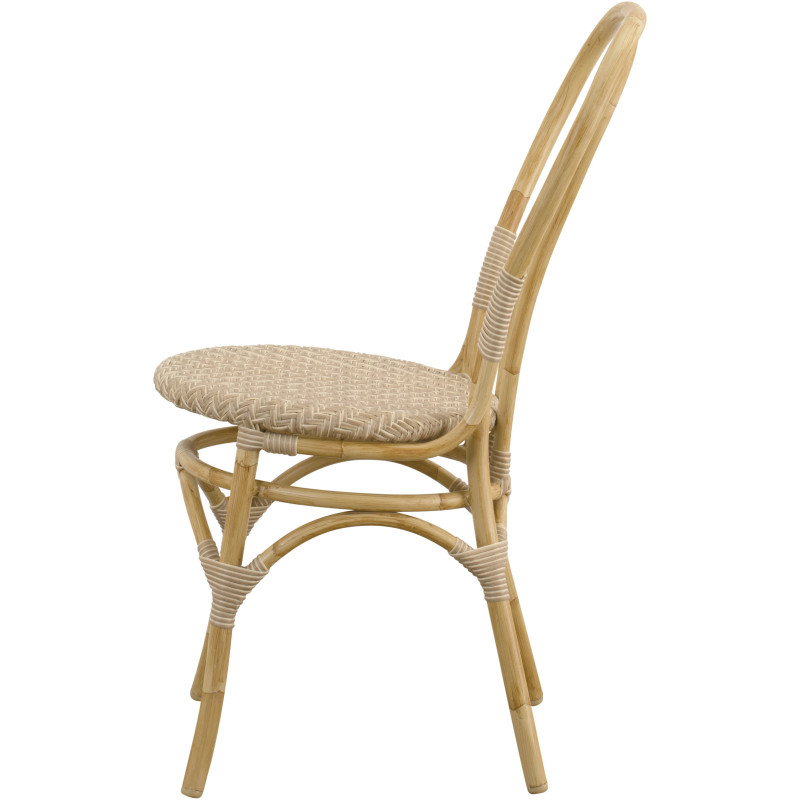 Chaise de jardin bistrot naturel...