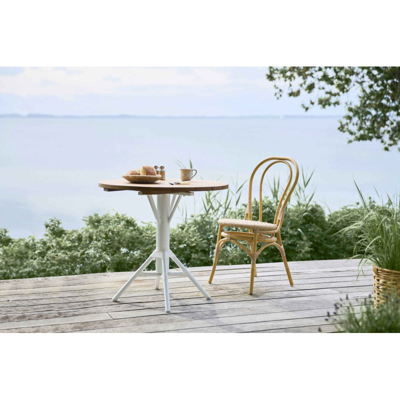 Chaise de jardin bistrot naturel...