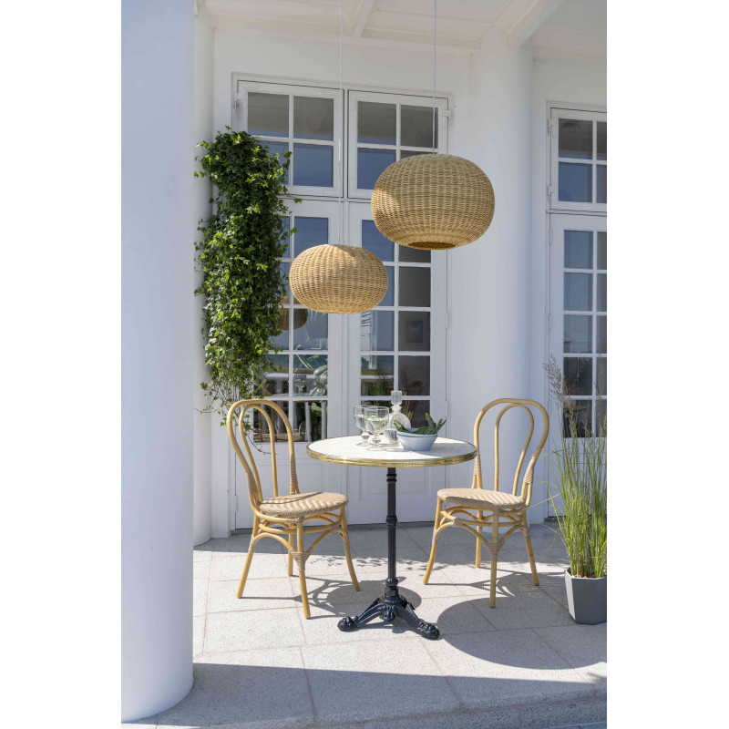Chaise de jardin bistrot naturel...