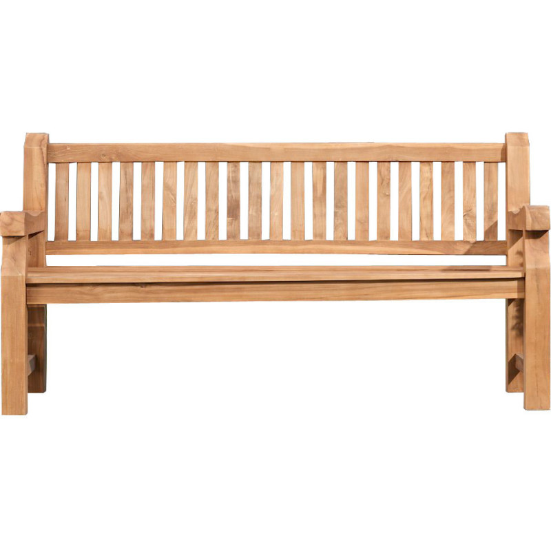Banc de jardin en teck massif naturel...