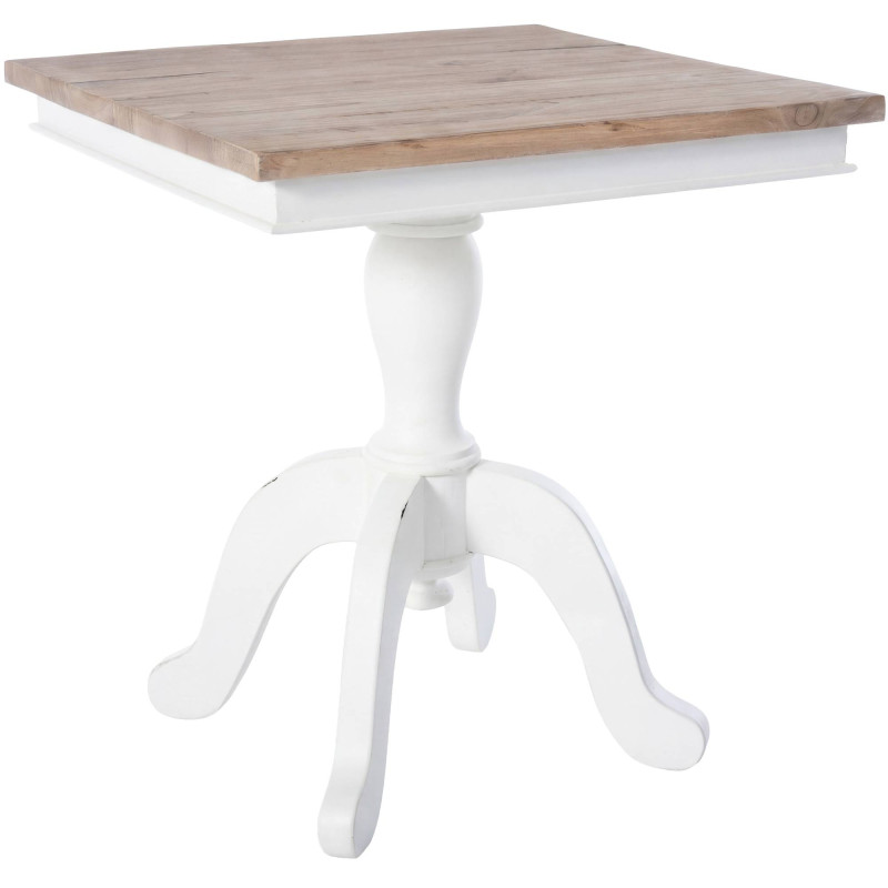 Table d’appoint carrée naturel et...