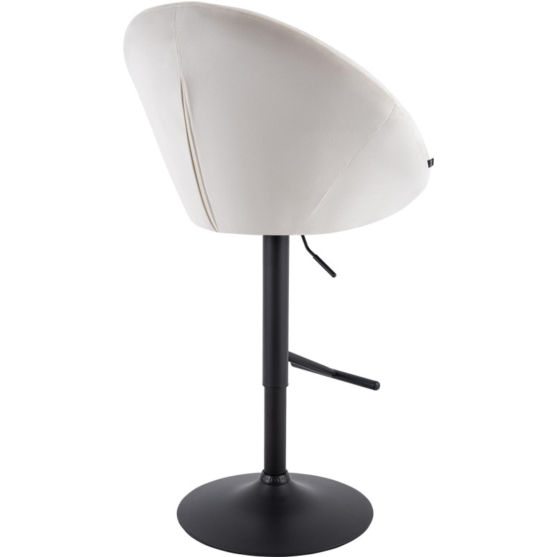 Tabouret de bar réglable velours...