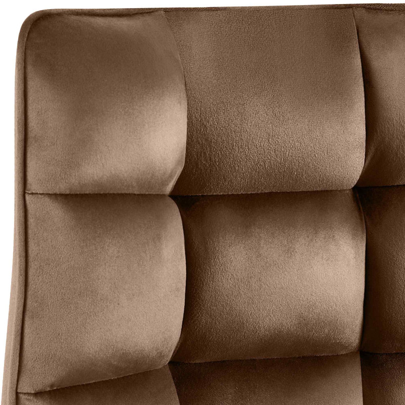 Chaise de salle à manger velours...