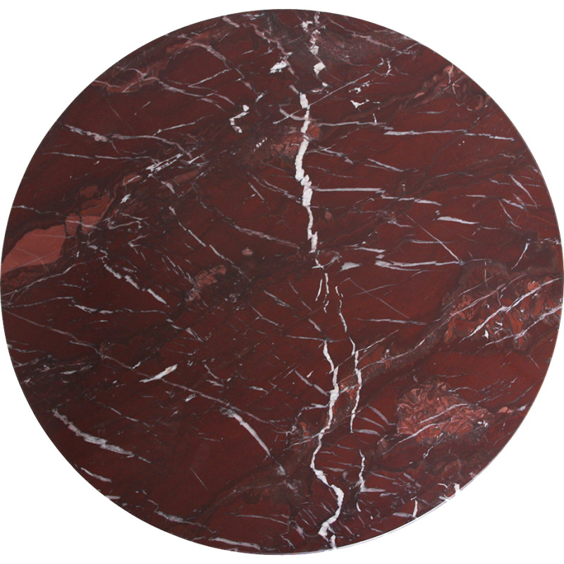 Table d’appoint ronde marbre bordeaux...