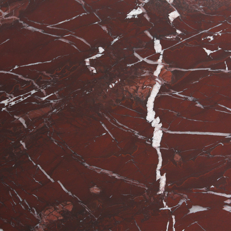 Table d’appoint ronde marbre bordeaux...