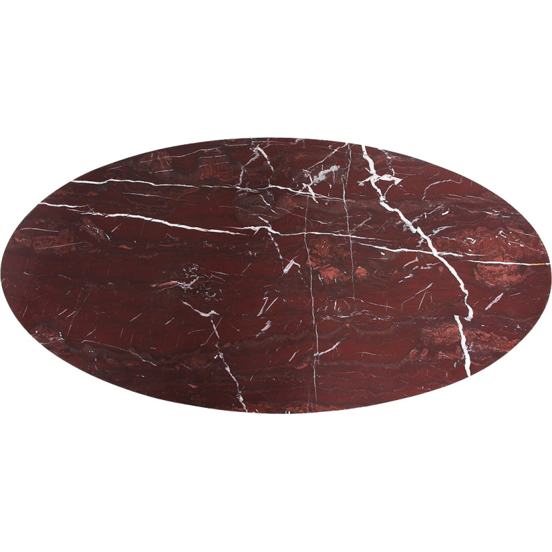 Table basse ovale marbre bordeaux 120...