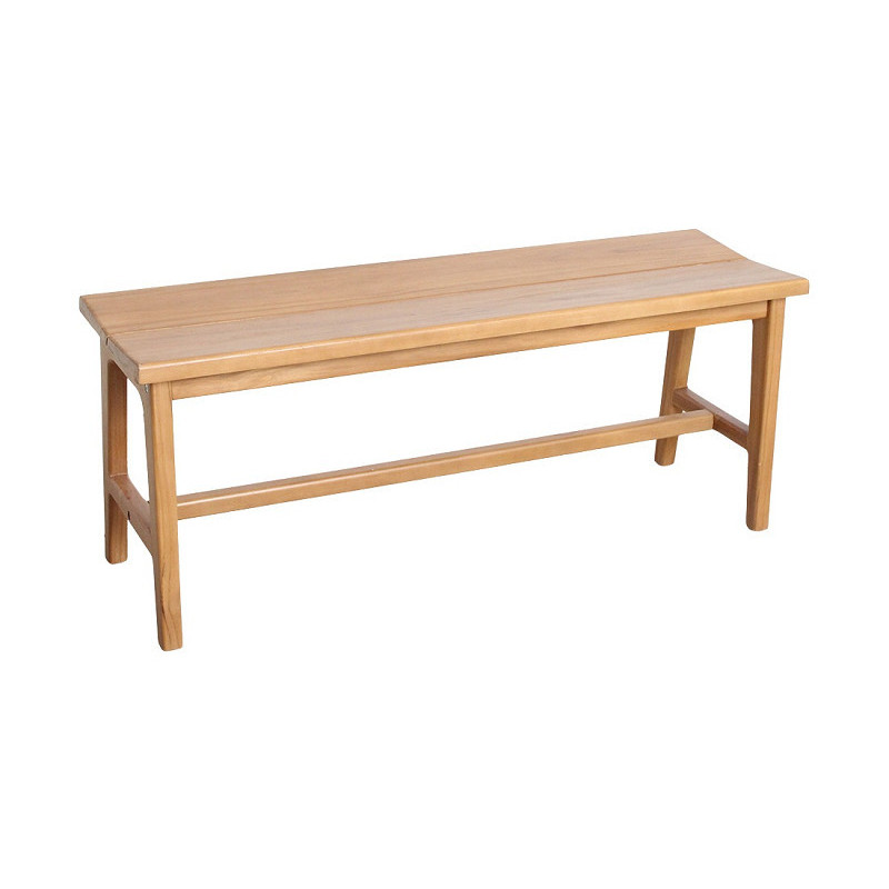 Banc en teck naturel 120 cm Almora