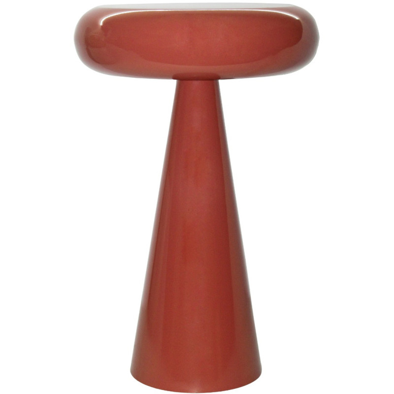 Table d’appoint métal orange 57 cm Sam