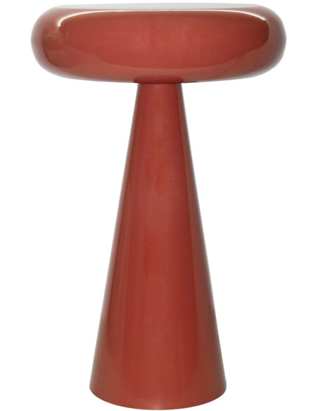 Table d’appoint métal orange 57 cm Sam