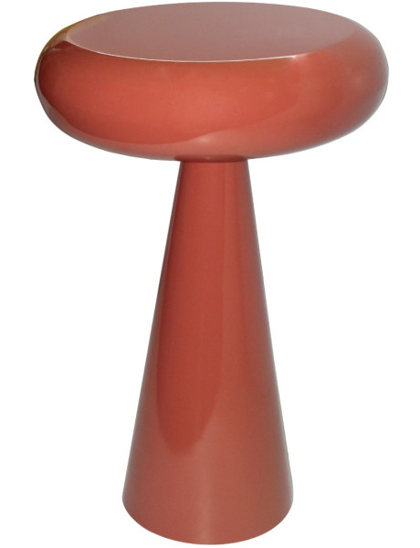 Table d’appoint métal orange 57 cm Sam