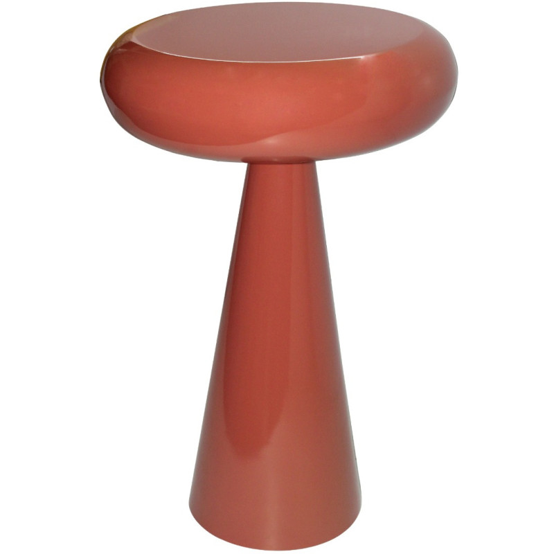 Table d’appoint métal orange 57 cm Sam