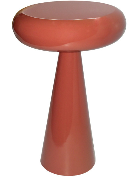 Table d’appoint métal orange 57 cm Sam