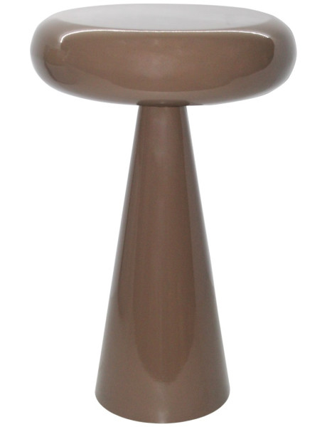Table d’appoint métal marron café 57 cm Sam