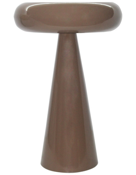 Table d’appoint métal marron café 57 cm Sam