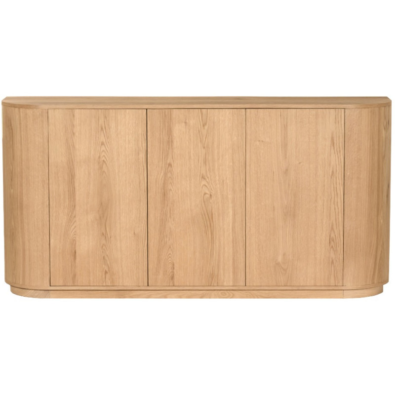 Buffet enfilade placage chêne 170 cm...